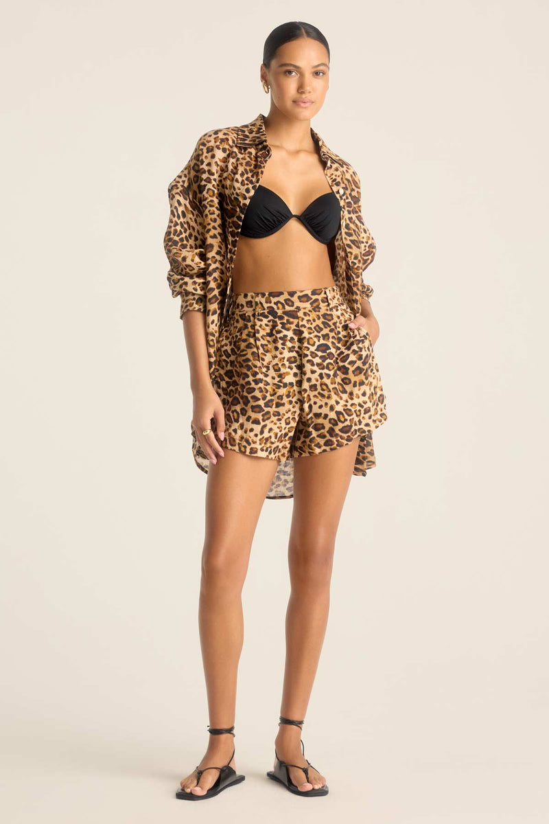 CRIMIE NOISE LEOPARD ALOHA SHORTS Lサイズ CRIMIE NOISE LEOPARD ALOHA SHORTS Lサイズ CRIMIE(クライミー