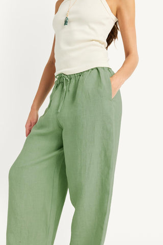 Parker Pant - Sage EcoLinen