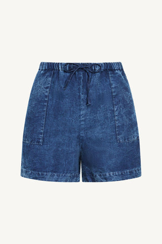 Hana Short - Daydream Denim Cotton Linen