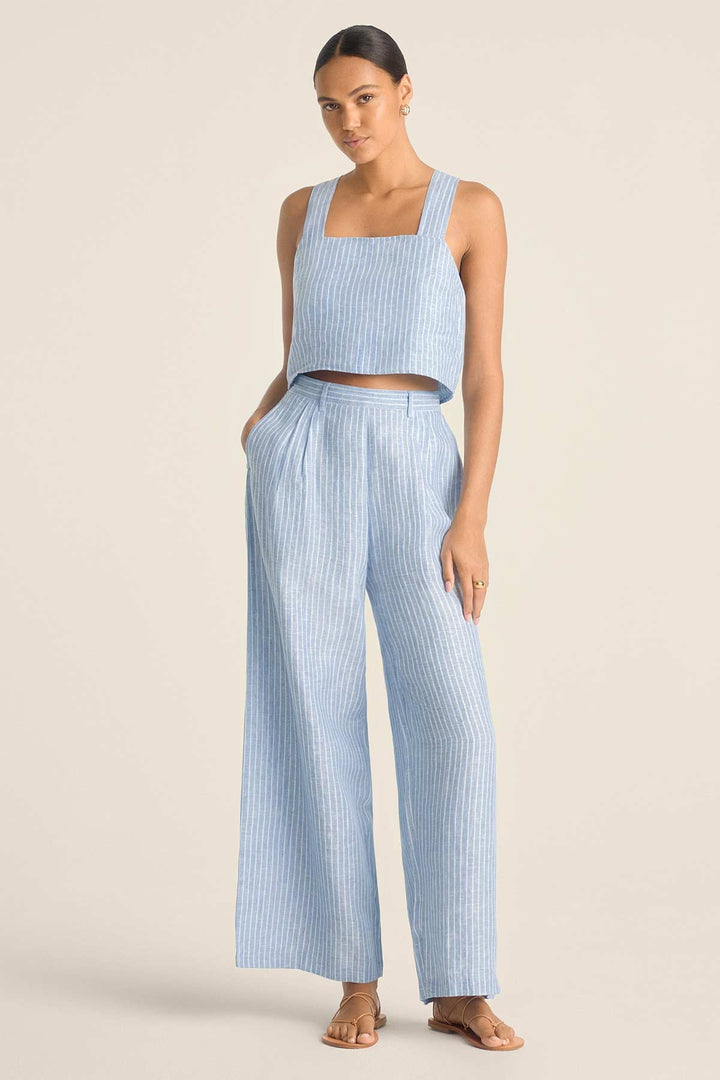 The Getaway Pant in Summer Stripe