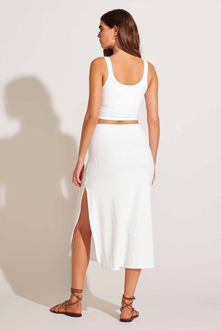Thalia Set - White Organic Rib