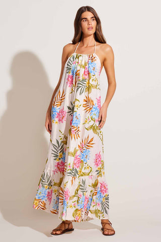 Petra Maxi Dress - Summer Bloom EcoLinen