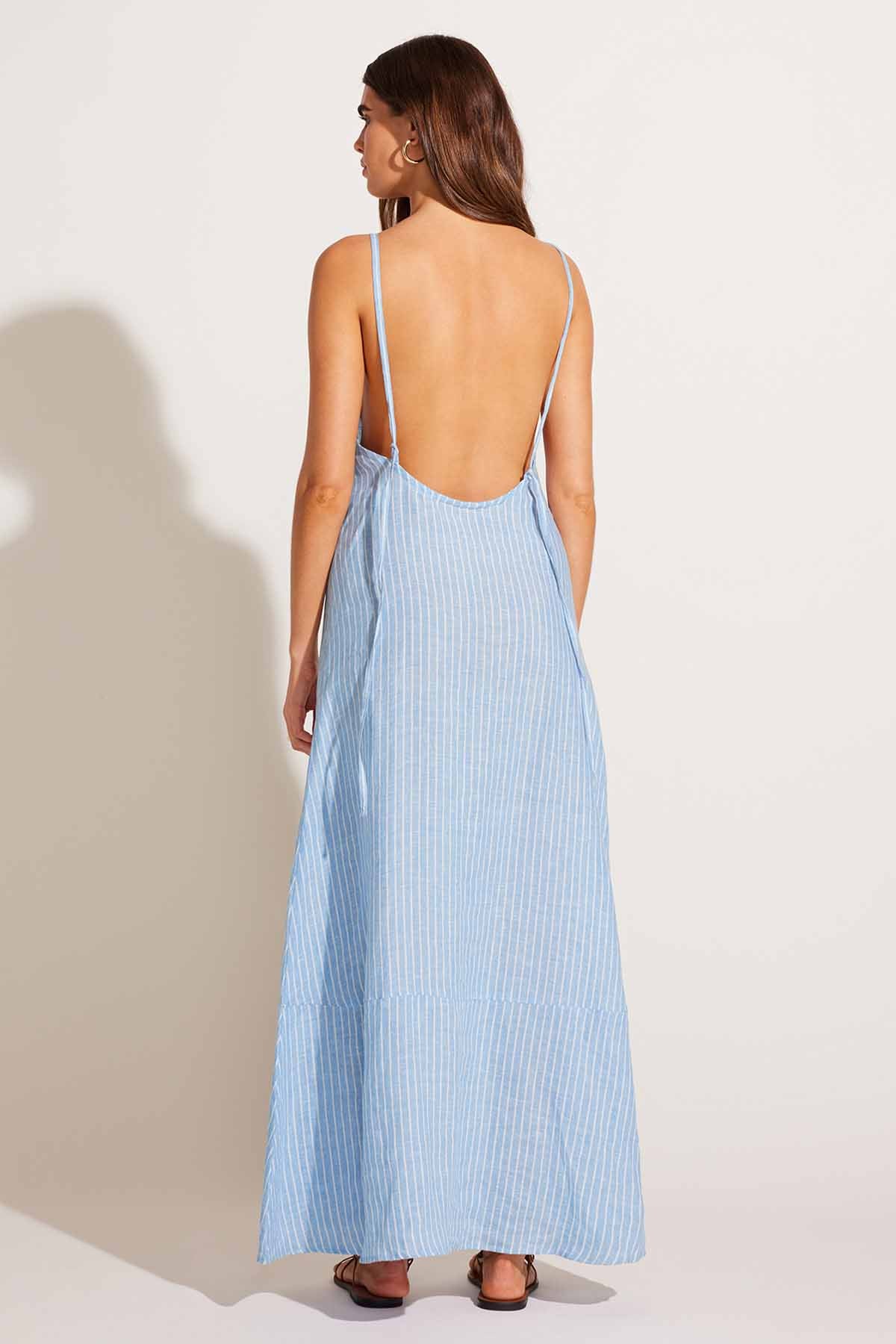 Vitamin A Mari Linen Maxi Dress