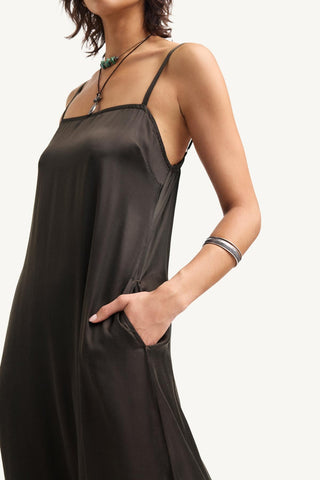 Rhea Dress - Deep Earth