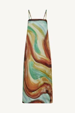 Rhea Dress - Elemental Current Cupro Modal