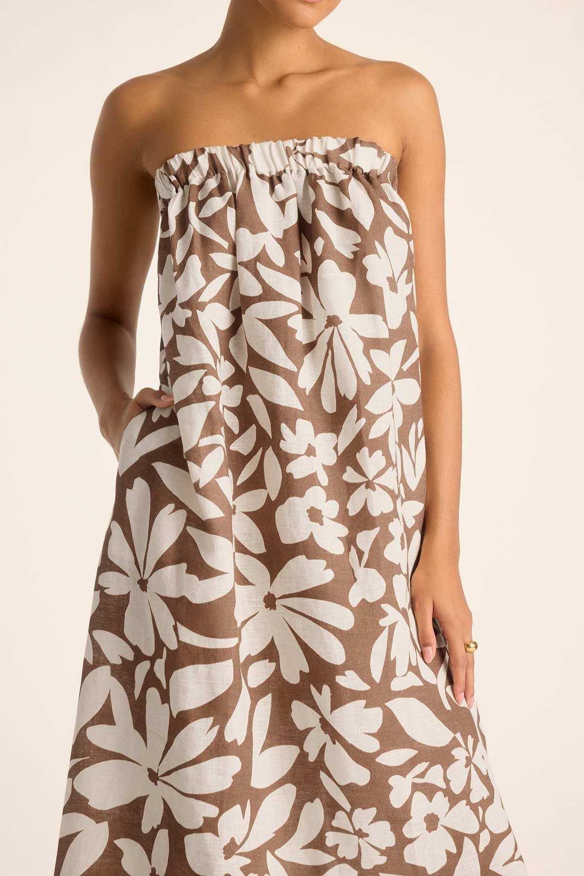 chinese dress ladies Soleil Dress in Desert Flower Large