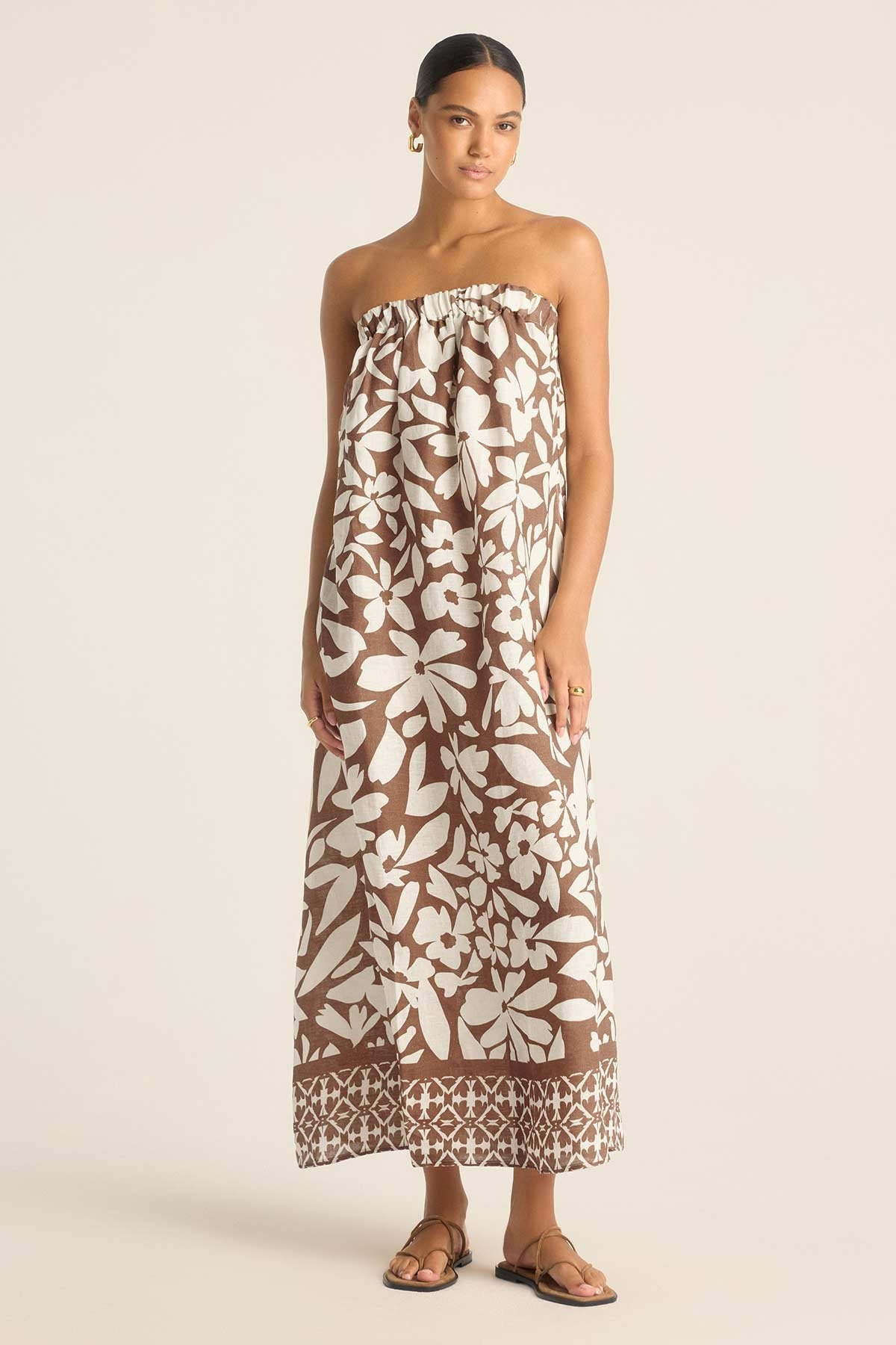 Soleil Dress in Desert Flower Large