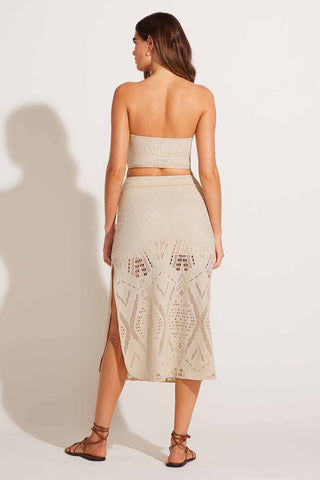 Harper Skirt - Natural Calico Crochet