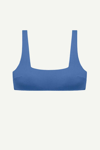 Blue swim top
