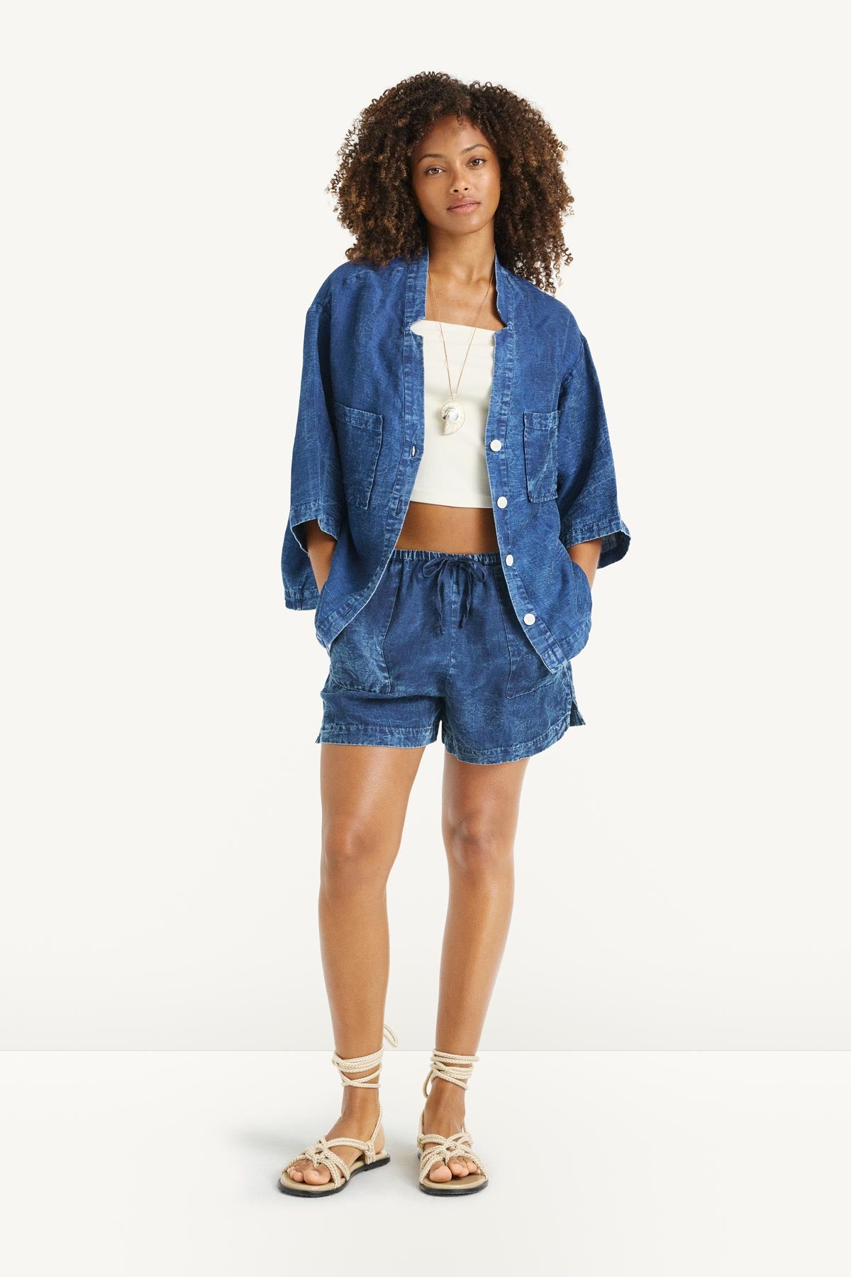 Vitamin A Jaida Jacket Daydream Denim