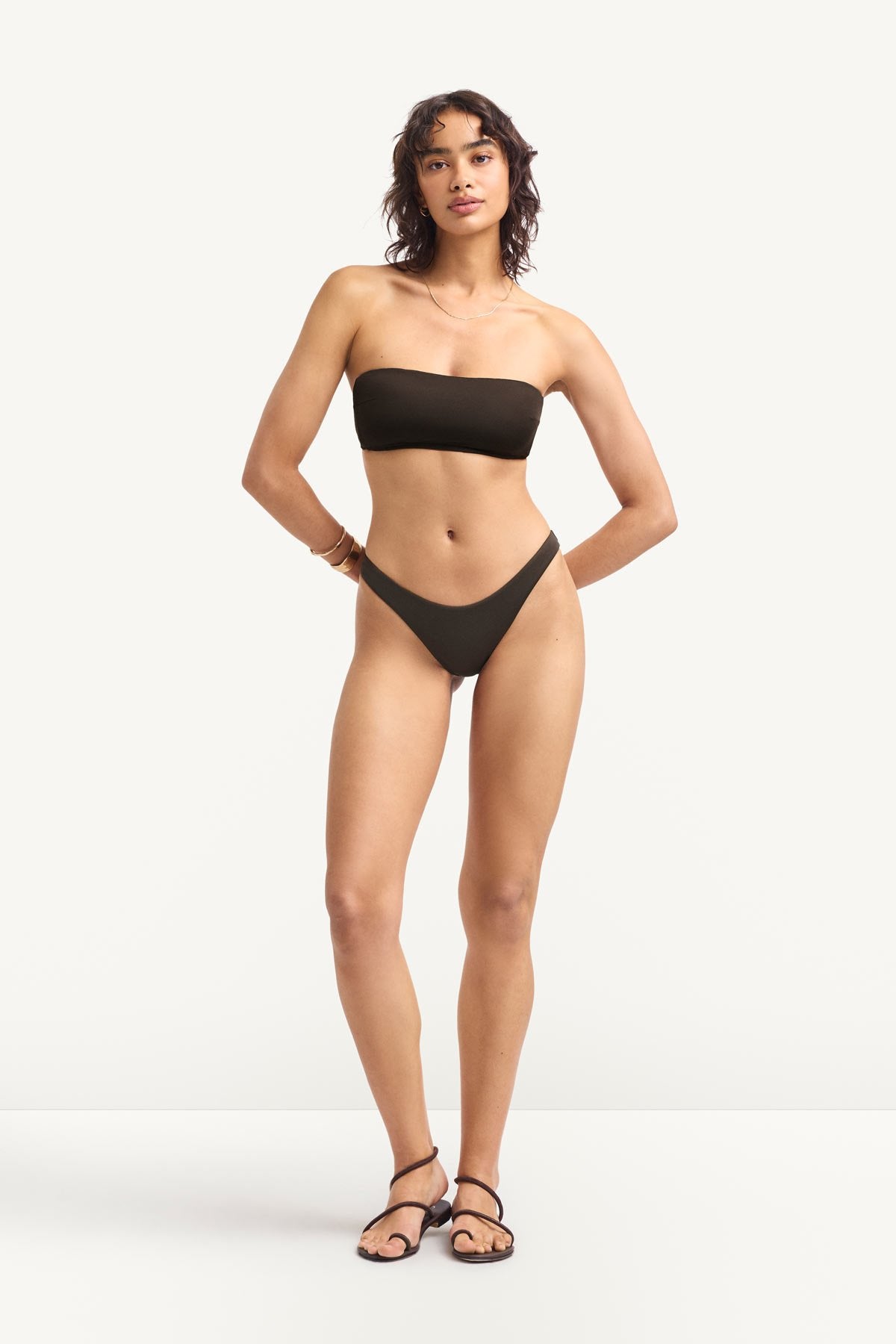 Vitamin A Nala Bandeau Top Deep Earth Ecolux