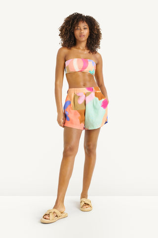 Nala Bandeau Top - In Bloom Colorblock EcoLux BT