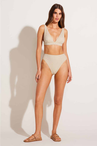 Lyra Bralette Top - Natural Calico Crochet