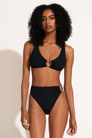 Skylar Top - Black EcoRib