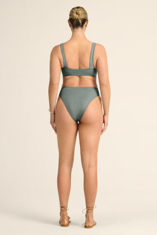 Skylar Top - Sea Green EcoRib