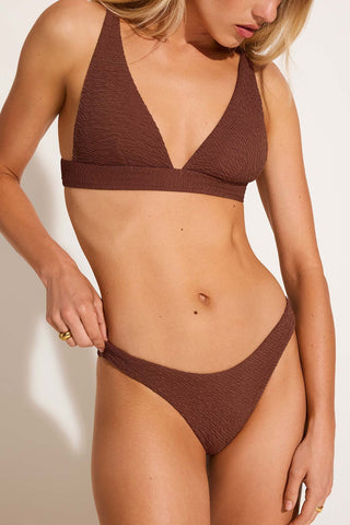 California High Leg Bottom - Brick Riviera Ripple