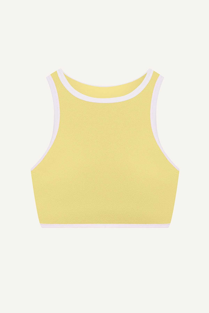 Summer Crop Top in Banana Cream