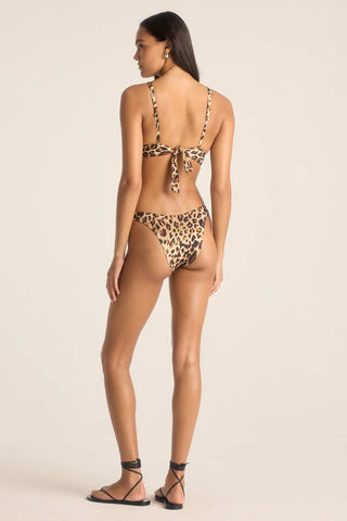 California High Leg Bottom - Lux Leopard EcoLux BT