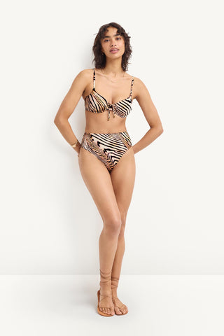 Ada Underwire Top - Shell Stripe EcoShimmer