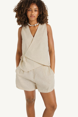 The Getaway Short - Banana Cotton