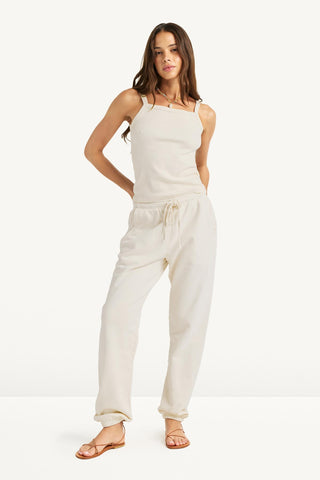Dawn Classic Sweatpant - Cream French Terry