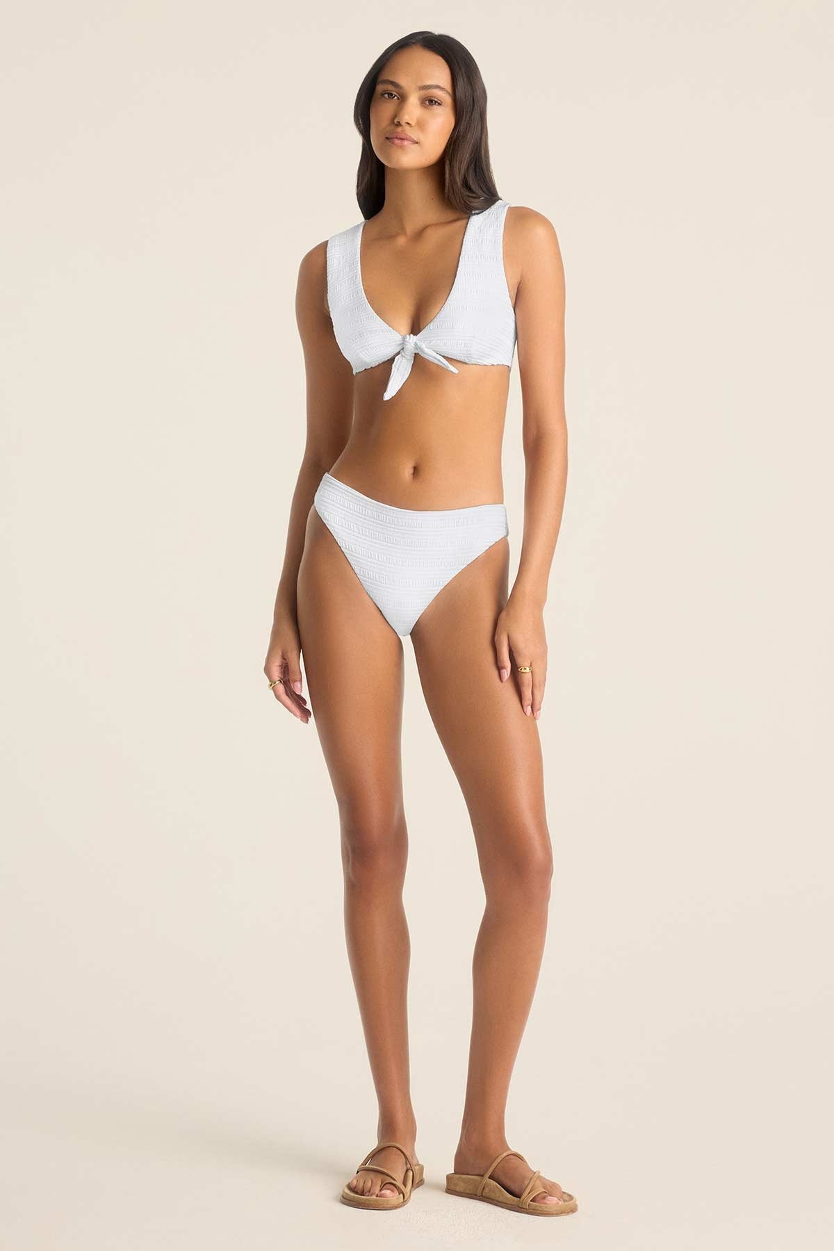 MED CROP TOP WOMEN WHITE ASPARAGUS