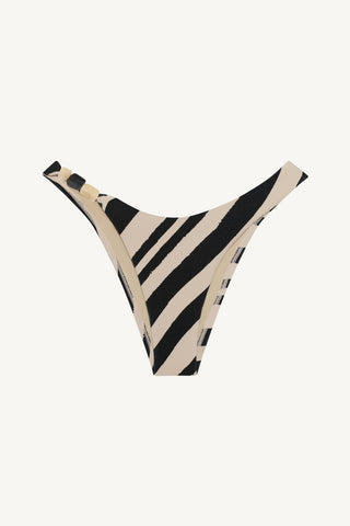 Terra Cheeky Bottom - Sandbar Stripe Crepe Texture