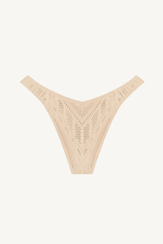 Isla Bottom - Natural Calico Crochet