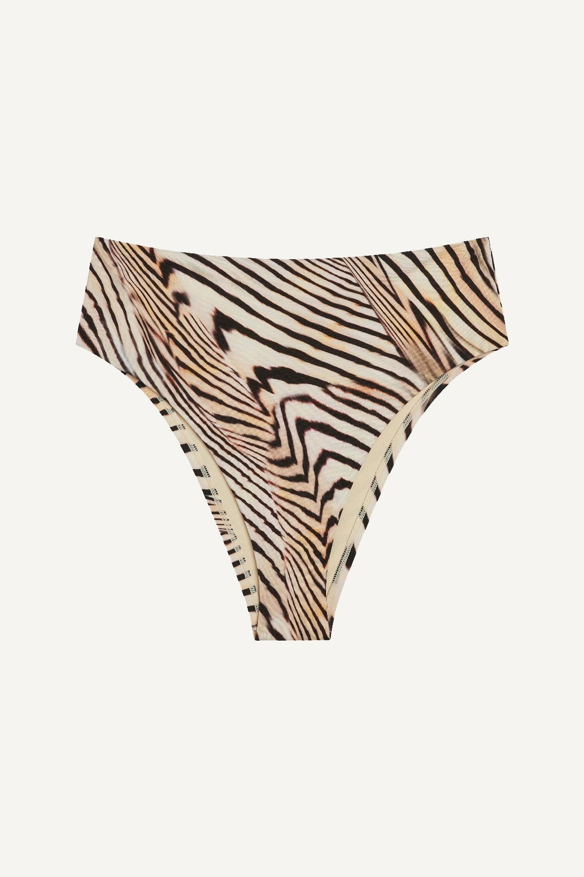 Vitamin A Barcelona High Waist Bottom Shell Stripe EcoShimmer