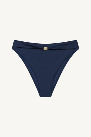 Terra High Waist Bottom - Midnight Indigo EcoShimmer