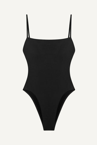 Jenna One Piece - Black EcoLux