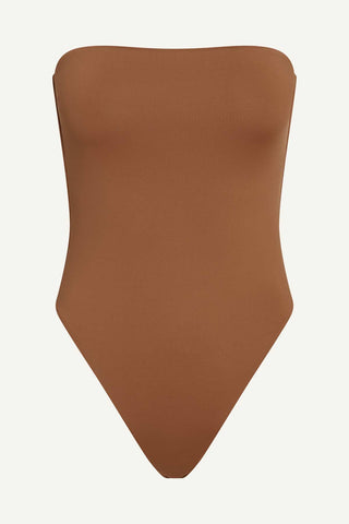 Upcycled Bandeau One Piece  - Bourbon EcoLux