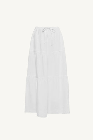 Canyon Skirt - White EcoLinen