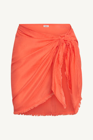 Soleil Sarong - Coral Cotton Cupro
