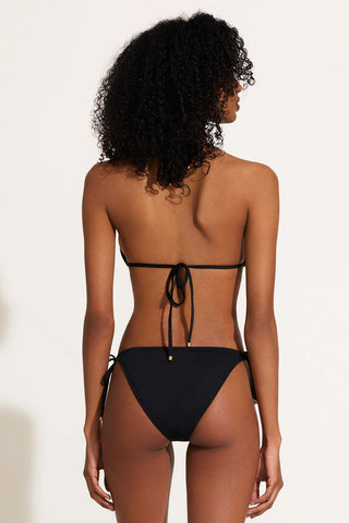 Gia Triangle Top - Black EcoLux