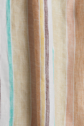 Tallows Crop Top - Sand Dunes Stripe Linen