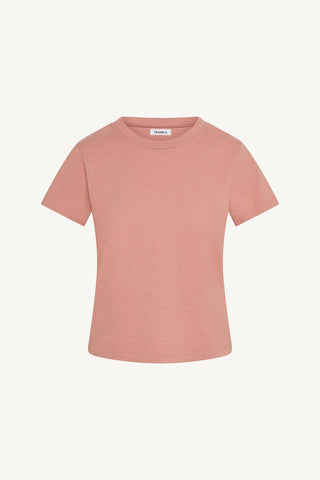 Coast Fitted Tee Shirt - Desert Rose Cotton Jersey