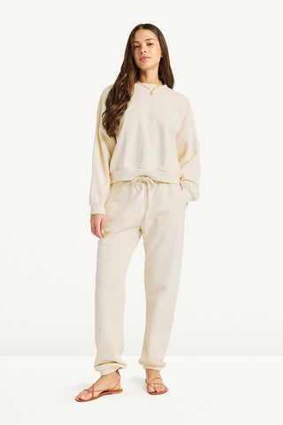 Dawn Classic Crewneck Sweatshirt - Cream French Terry