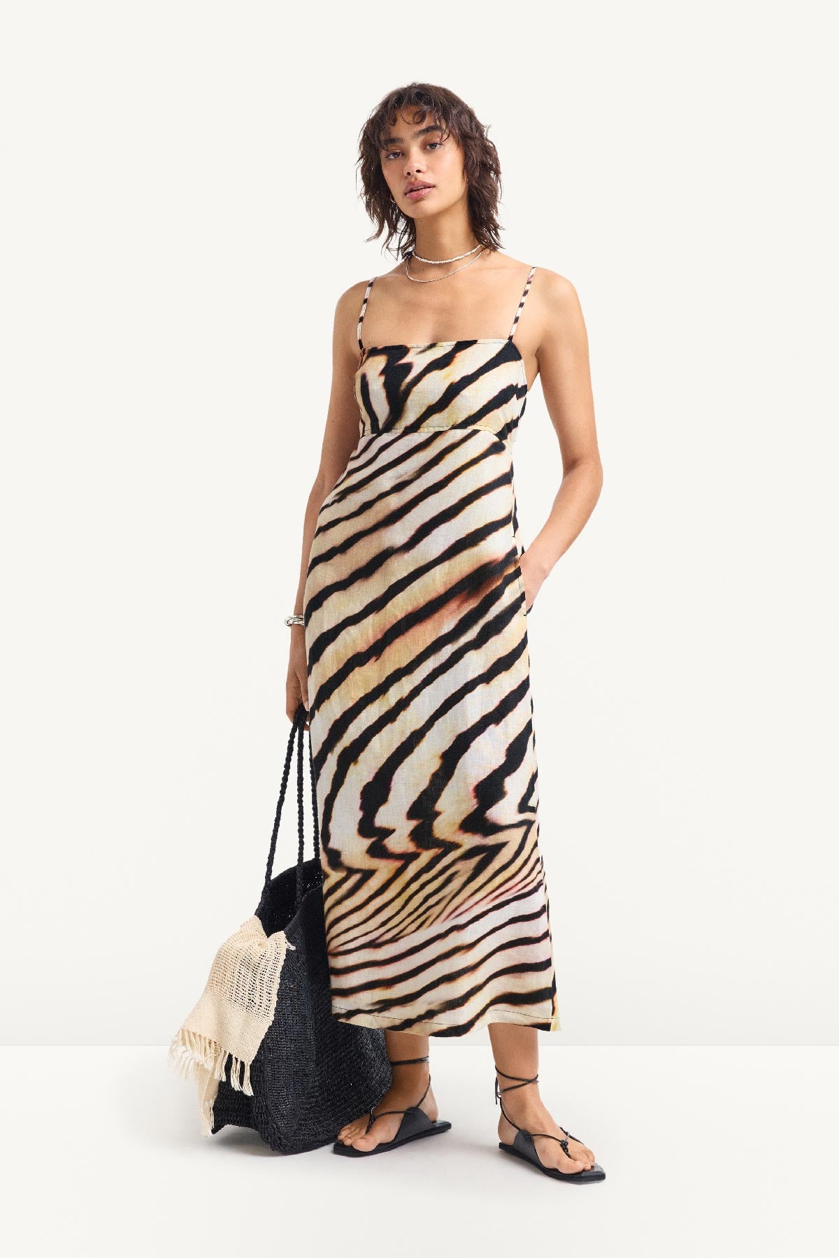 arden midi dress Arden Strapless Midi Dress - Multi Ombre - XL