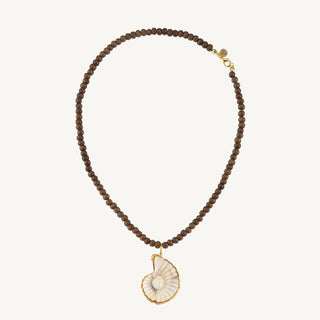 Maison Irem Orb Necklace - Brown