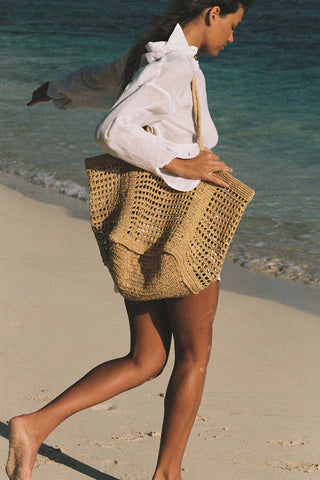 Ora Tote - Natural Raffia